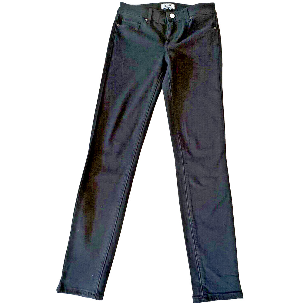 Paige Womens Verdugo Ultra Skinny Jegging Pants Black Size 28‎